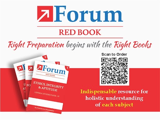ForumIAS Red Books, indispensable resource for holistic understanding of each subject of UPSC mains exam