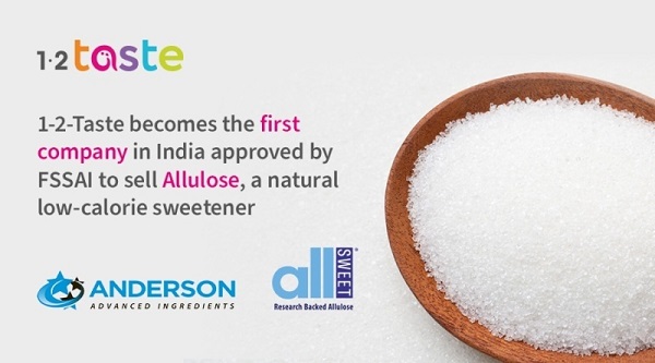 1-2-Taste Becomes First Company in India Approved by FSSAI to Sell Allulose, a Natural Low-Calorie Sweetener