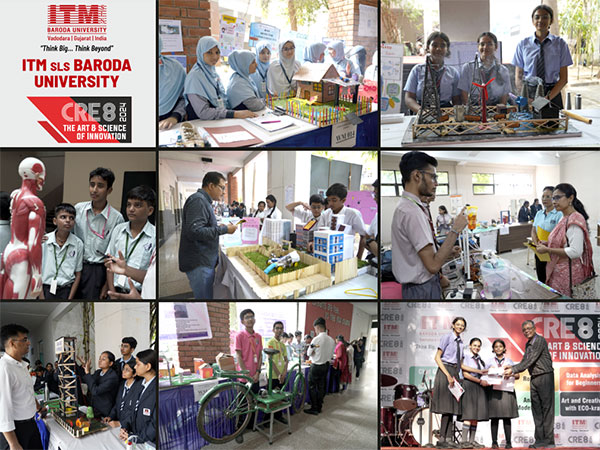 ITM SLS Baroda University Hosts CRE8-24: A Celebration of Innovation and Science